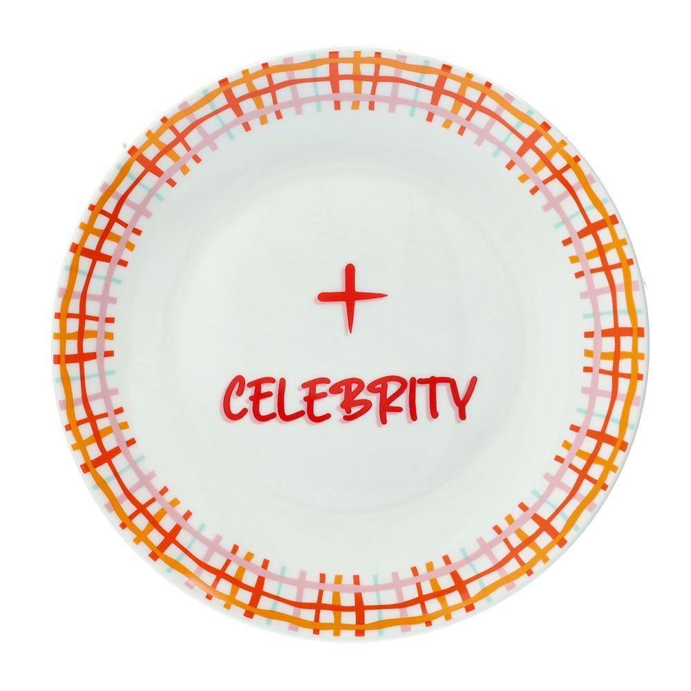 tognana tognana piatto dessert celebrity good vibes d 205 cm new bone china multicolor ean 8056444538670