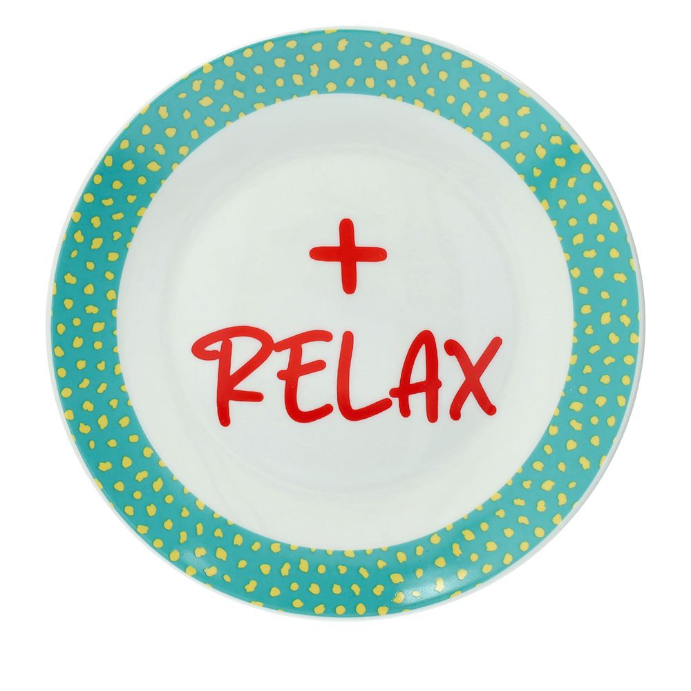 tognana tognana piatto dessert relax good vibes d 205 cm new bone china verde ean 8056444538588