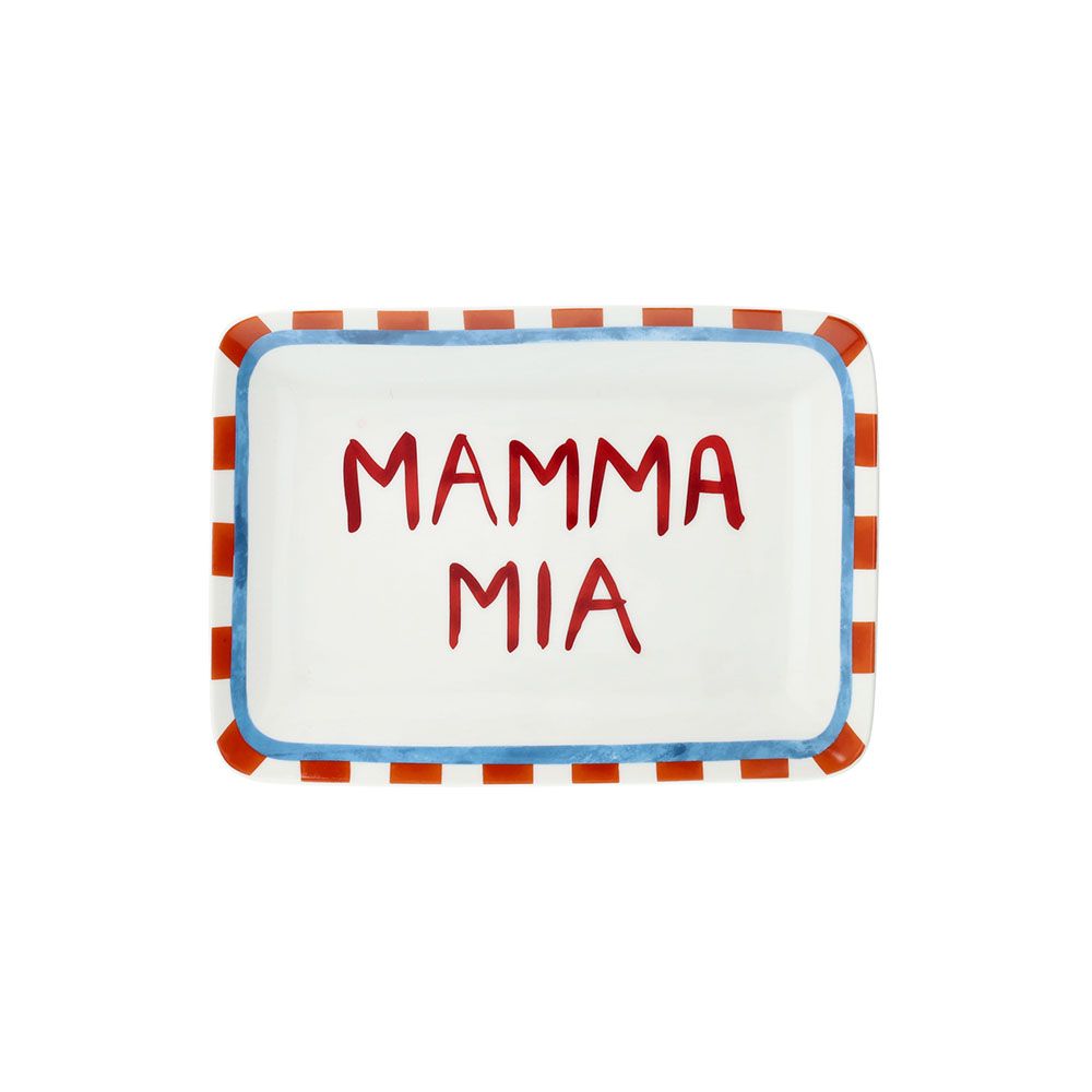 tognana tognana piatto rettangolare mamma mia 23 x 16 cm viva litalia new bone china multicolor ean 8056444556131