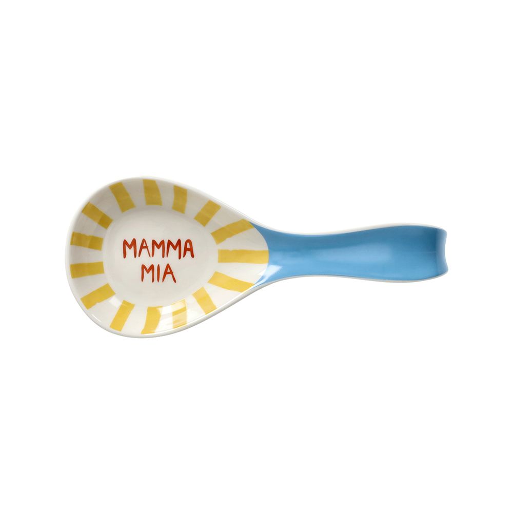 tognana tognana poggia mestolo mamma mia 23 cm viva litalia new bone china azzurro ean 8056444556070