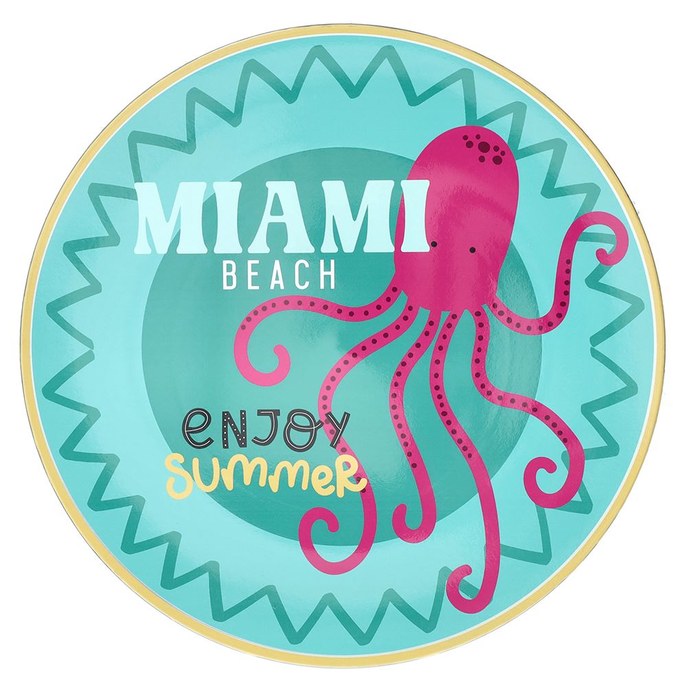 tognana tognana sottopiatto miami serving summer time 33 cm decorativo polipropilene verde ean 8056444536669