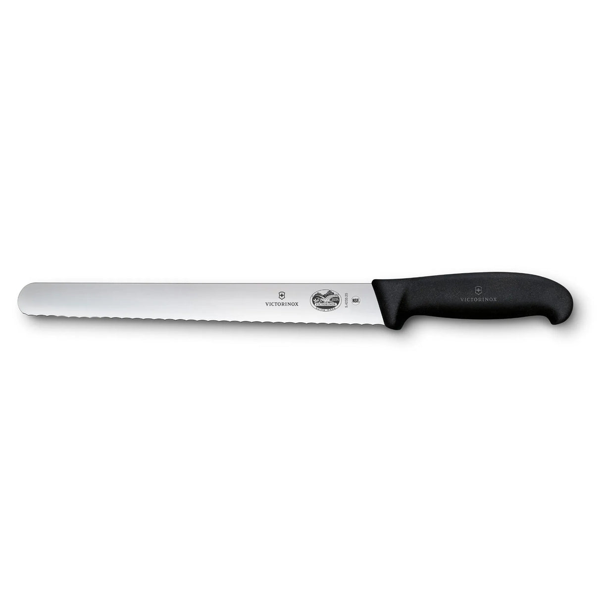 victorinox victorinox coltellina per salati ondulata lama 25 cm fibrox nero ean 7612446502425