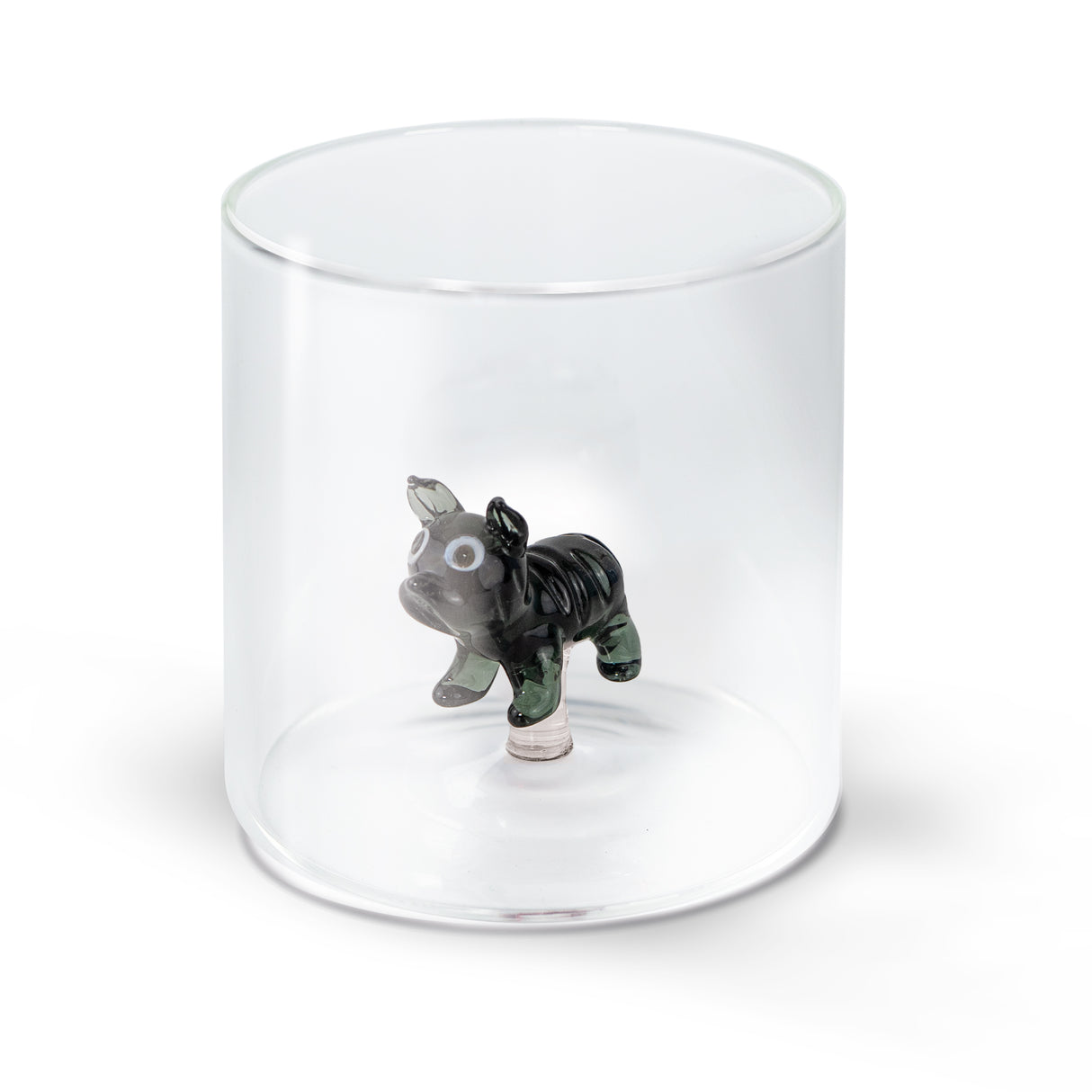 wd lifestyle wd lifestyle bicchiere vetro borosilicato cc 250 ml decoro bulldog francese ean 8055035681535