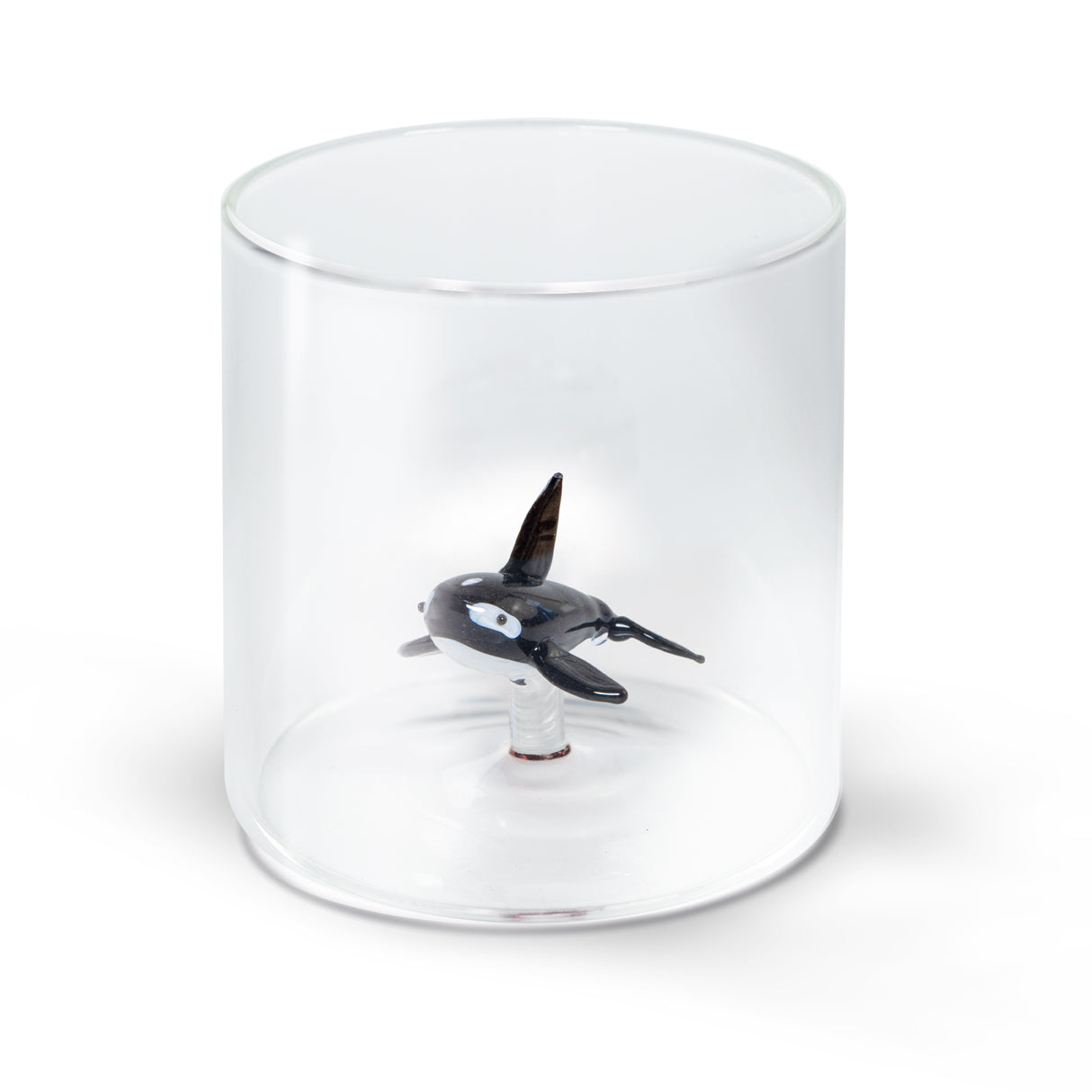 wd lifestyle wd lifestyle bicchiere vetro borosilicato cc 250 ml decoro orca ean 8055035684055