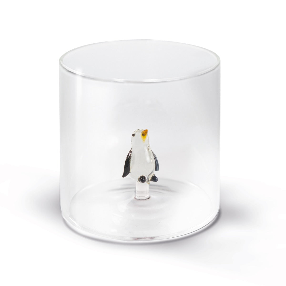 wd lifestyle wd lifestyle bicchiere vetro borosilicato cc 250 ml decoro pinguino ean 8055035680538