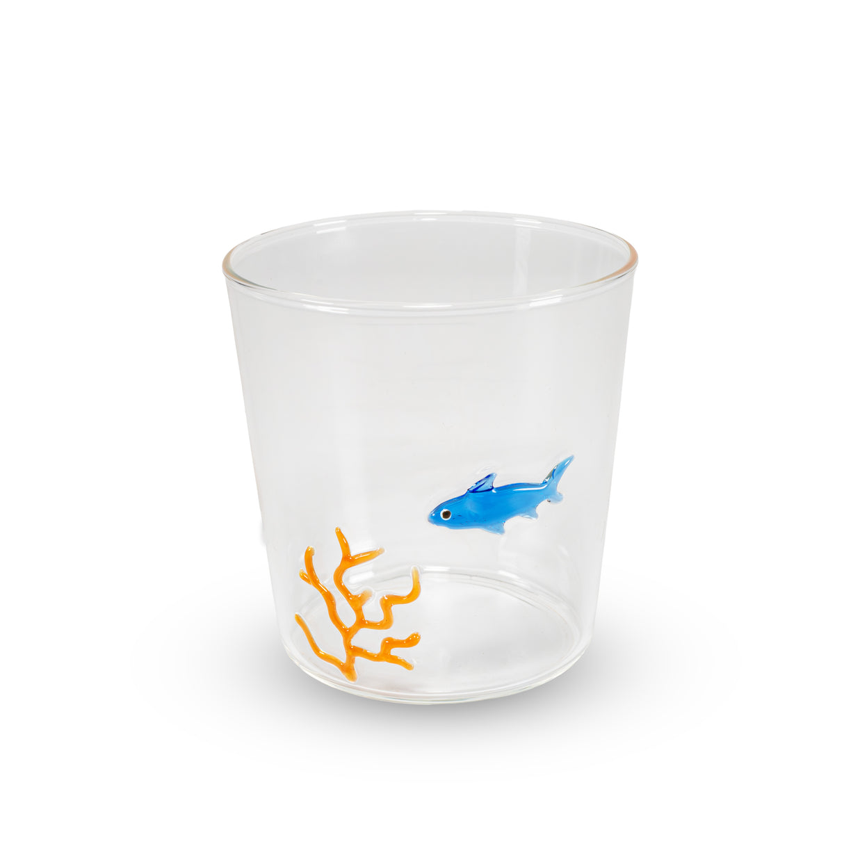 wd lifestyle wd lifestyle bicchiere vetro borosilicato cc 250 ml decoro squalo ean 8055035685281