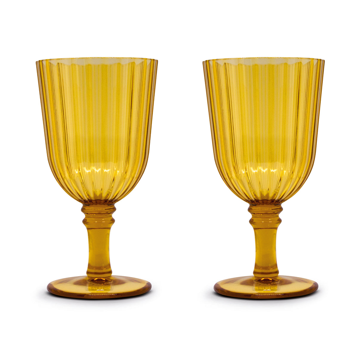 wd lifestyle wd lifestyle set 2 calici in acrilico 460 ml ambra ean 8033040745060