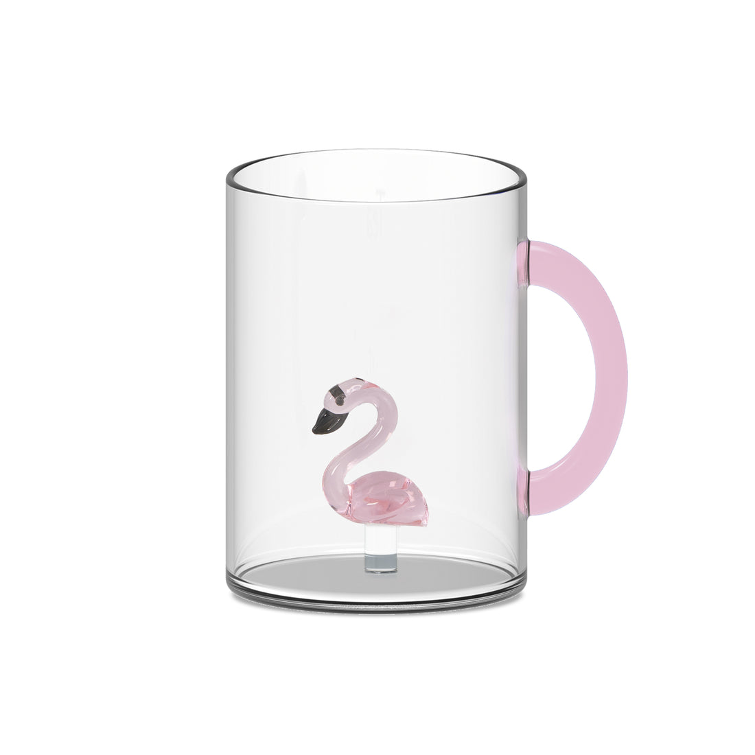wd lifestyle wd lifestyle tazza vetro borosilicato cc 420 ml decoro fenicottero ean 8055035681429