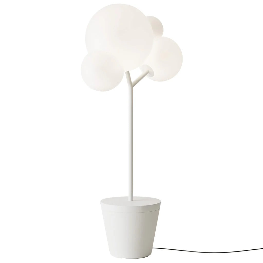 zafferano zafferano piantana tree of light h 185 cm diffusore bianco struttura bianco ean 8054040729379