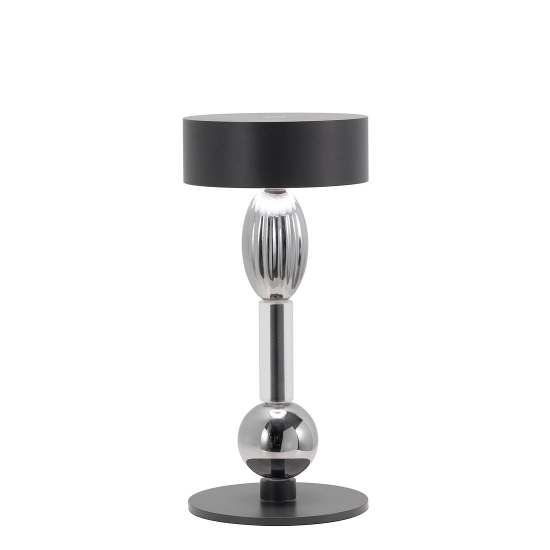 zafferano zafferano royal family wi fi lampada da tavolo portatile ledtouch dimmer titanio ean 8054040724602