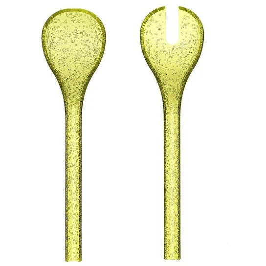 zani serafino zani serafino posate da insalata salad server me synth metacrilato yellow ean 8028460983444