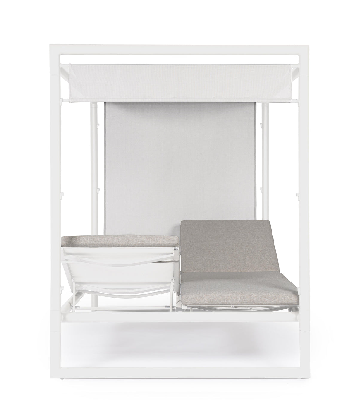 bizzotto bizzotto daybed konnor bianco struttura alluminio 213 x 149 x 196 cm tessuto idrorepellente ean 8051836690127