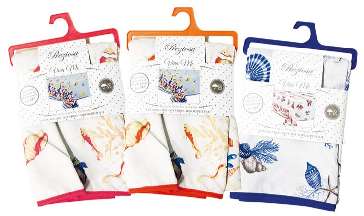 preziosa home preziosa home tovaglia sbiecata antimacchia idrorepellente ass 140 x 320 cm multicolor 1 pz