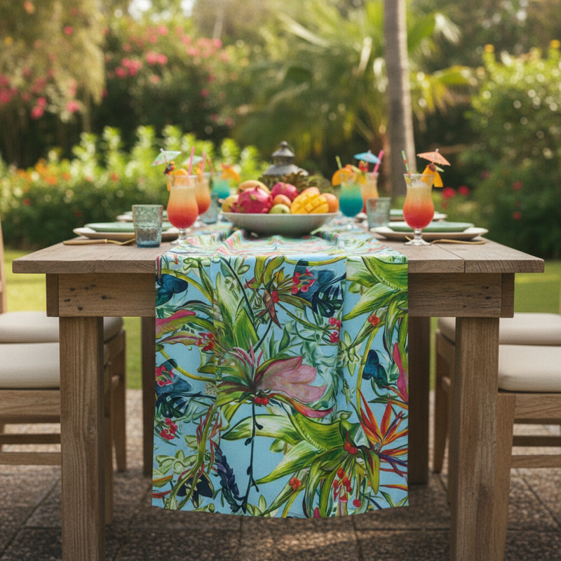 Lifestyle 1 – Runner tavola garden party tropical