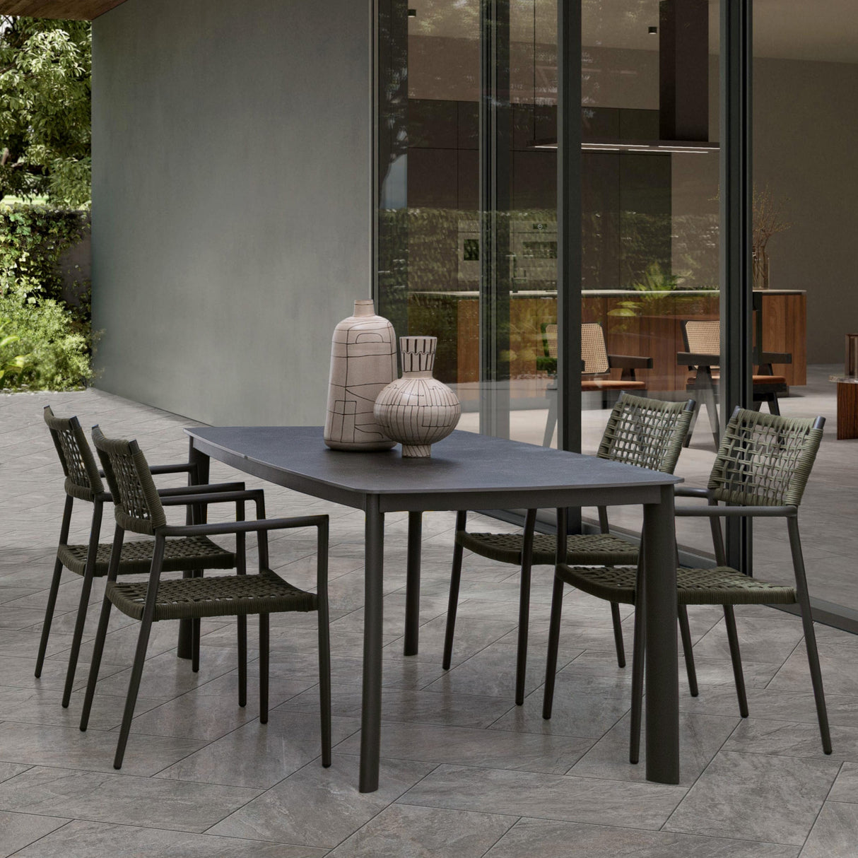 Bizzotto Bizzotto Tisch Alcora 180 x 90 cm anthrazit EAN 8051836669024