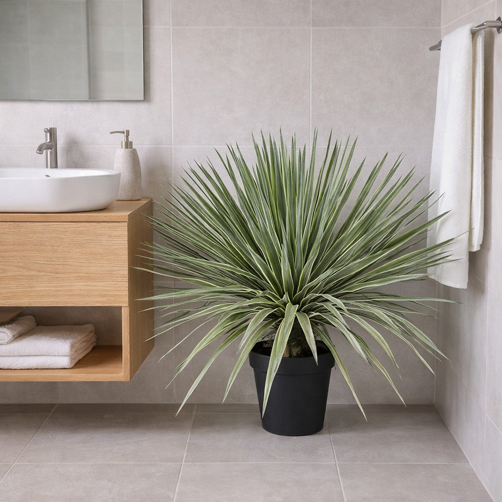 edg enzo de gasperi edg enzo de gasperi agave con vaso pianta artificiale h 80 cm verde ean 8059824518248