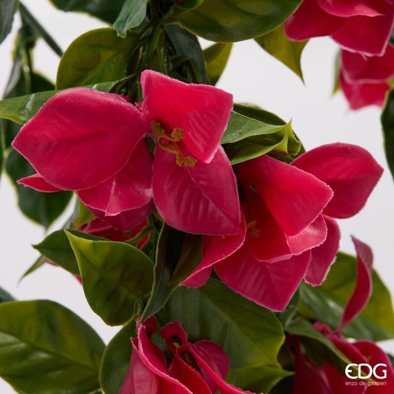 edg enzo de gasperi edg enzo de gasperi bouganvillea cadente anti uv x8 con foglie h 92 cm pianta artificiale fuchsia ean 8059824657954