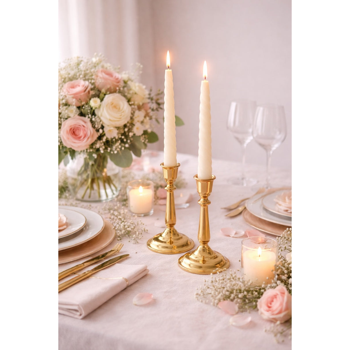 edg enzo de gasperi edg enzo de gasperi candela stelo twist h 23 cm d 22 mm cf 10 pz avorio ean 8059824153425