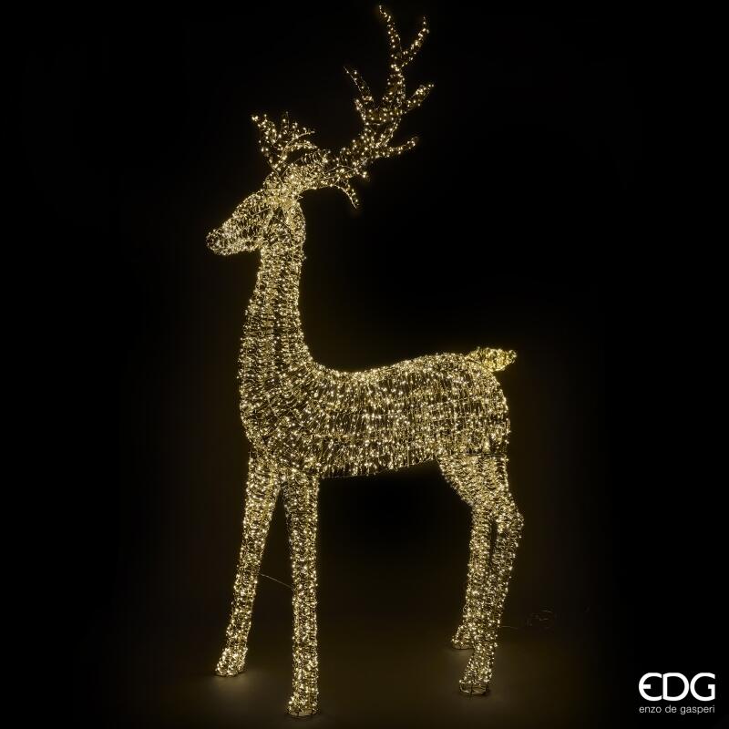 edg enzo de gasperi edg enzo de gasperi decoro natale renna stripes 5 200 microled h 270 cm l 30 cm l 130 cm l 40 cm ip44 gold ean 8059824546937