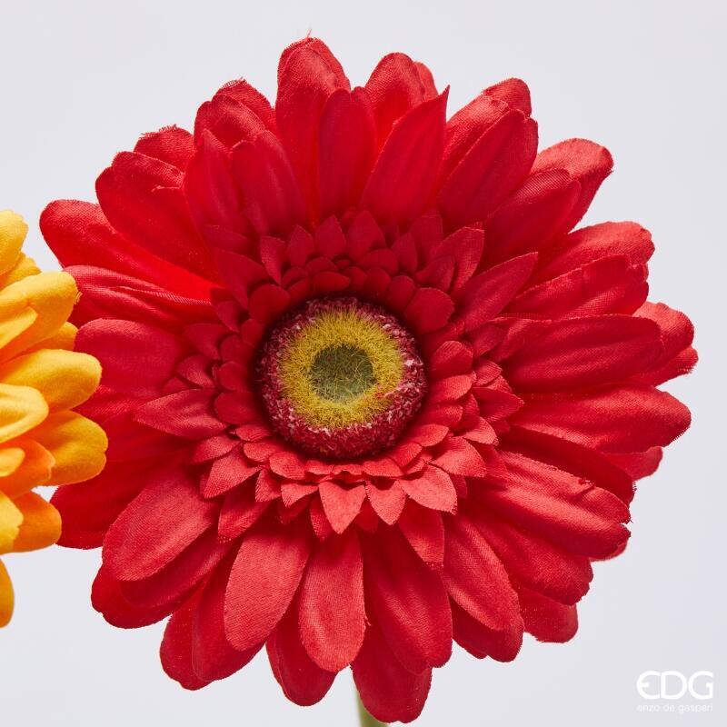edg enzo de gasperi edg enzo de gasperi gerbera ramo ass h 60 cm d 12 cm pianta artificiale mix arancione 1 pz ean 8059824457004