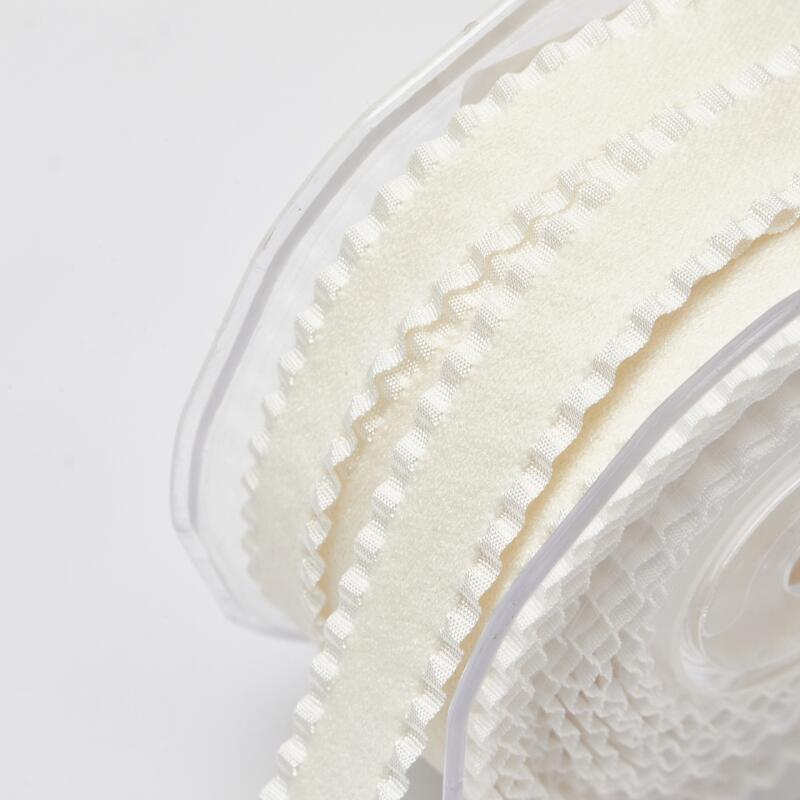 edg enzo de gasperi edg enzo de gasperi nastro balze natalizio h 16 cm l 10 mt cream ean 8059824372826