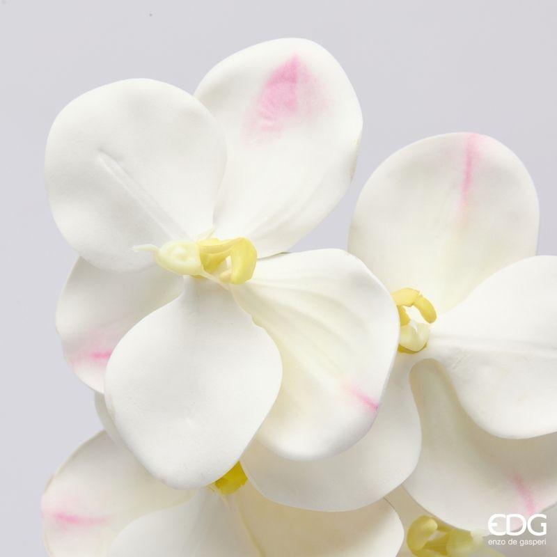 edg enzo de gasperi edg enzo de gasperi orchidea vanda ramo h 65 cm pianta artificiale avorio ean 8059824615312