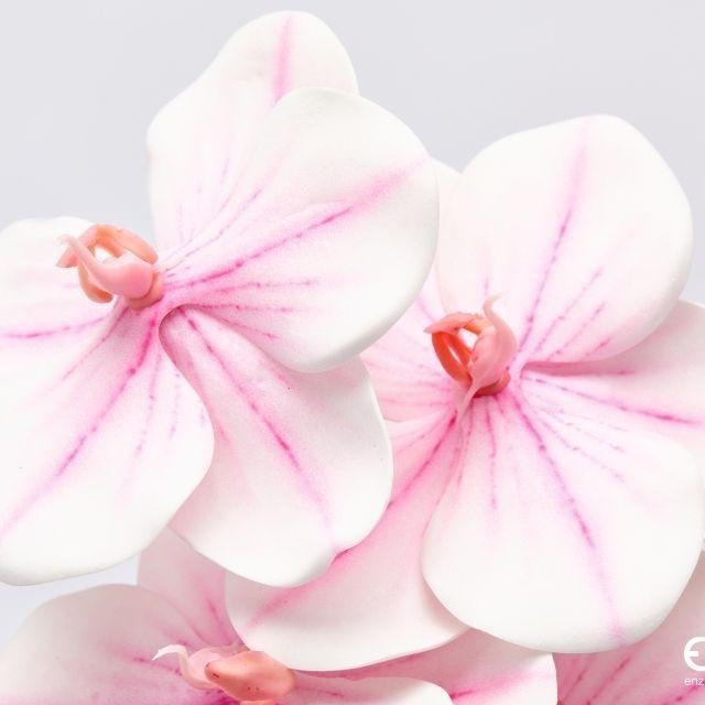 edg enzo de gasperi edg enzo de gasperi orchidea vanda ramo h 65 cm pianta artificiale bianco rosa ean 8059824615381