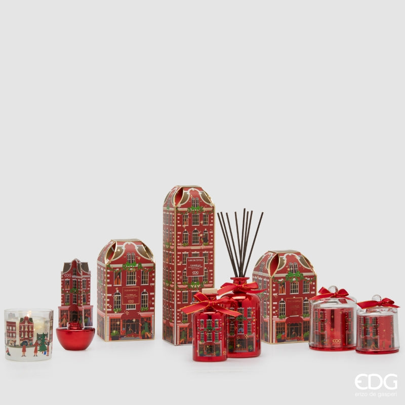 edg enzo de gasperi edg enzo de gasperi profumatore bottiglia di natale rue de rivoli 200 ml h 135 cm cinnamon red ean 8059824556479