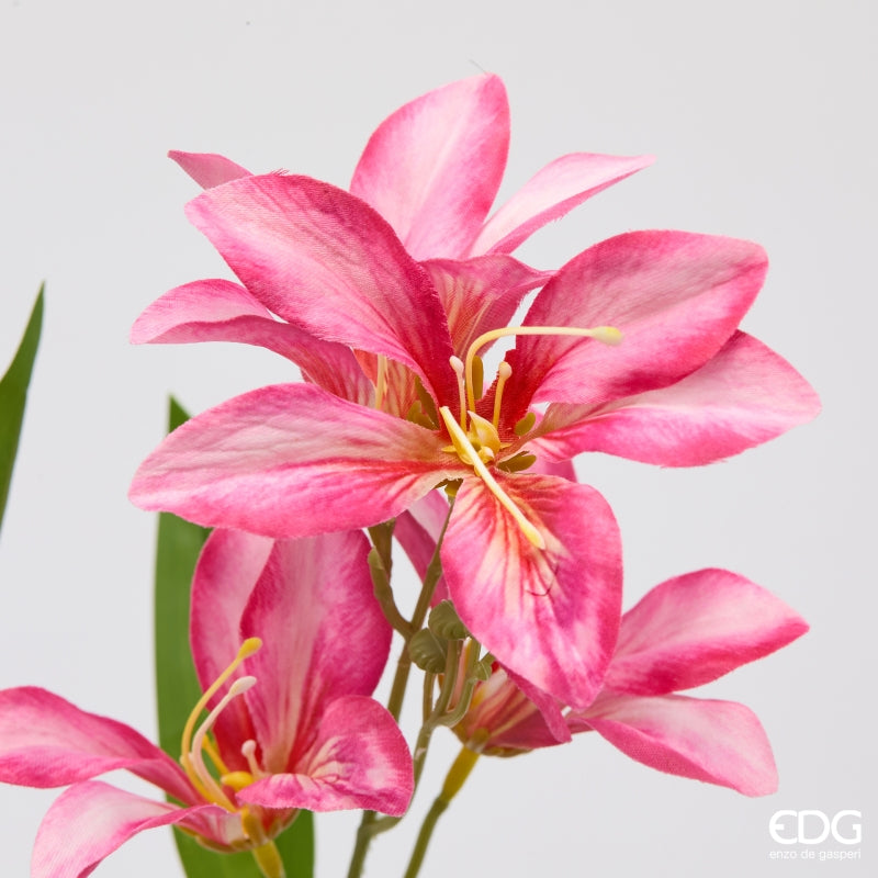 edg enzo de gasperi edg enzo de gasperi ramo giglio artificiale h 67 cm rosa scuro ean 8059824615923