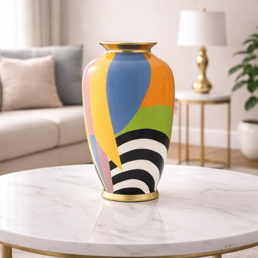 fade fade vaso kandinsky 22 x 37 cm multicolor ean 8016175591610