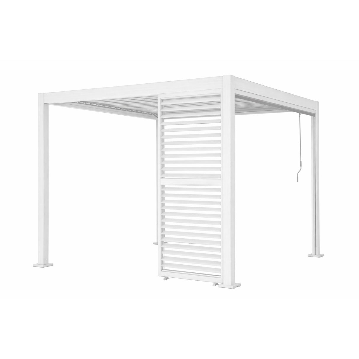 larcolaio larcolaio pannello mobile per pergola vulcano 93 x 235 cm bianco ean 8013054837876
