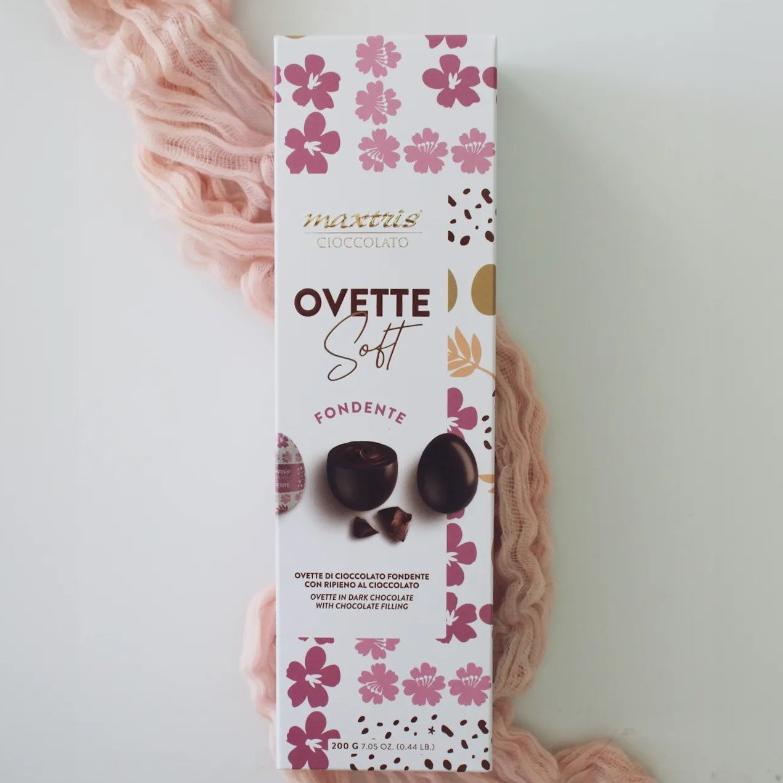 maxtris maxtris ovette di pasqua soft fondente stagnolate in astuccio 200 gr ean 8022470871227