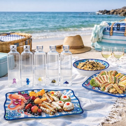 regalo italiano regalo italiano bottiglia in vetro con figura in 3d ass 1 lt con tappo 1 pz ean 8057586199392