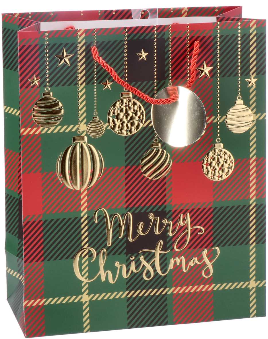 regalo italiano regalo italiano busta regalo di natale carta ass 26 x 12 cm h 32 cm multicolor 1 pz ean 8057586137752