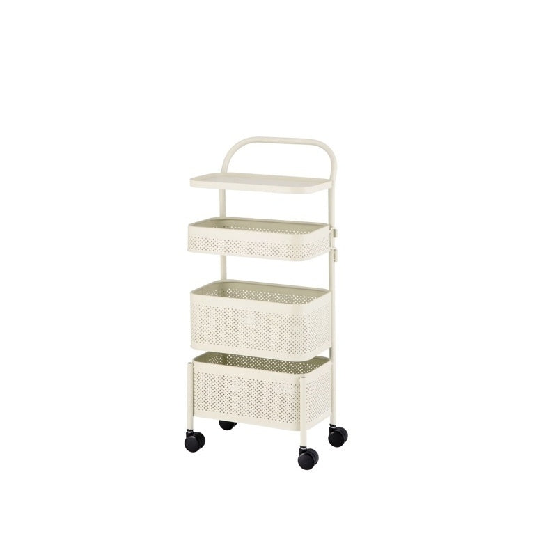regalo italiano regalo italiano carrello 1 ripiano e 3 ceste ass acciaio 30 x 23 cm h 71 cm 1 pz ean 8057586190115