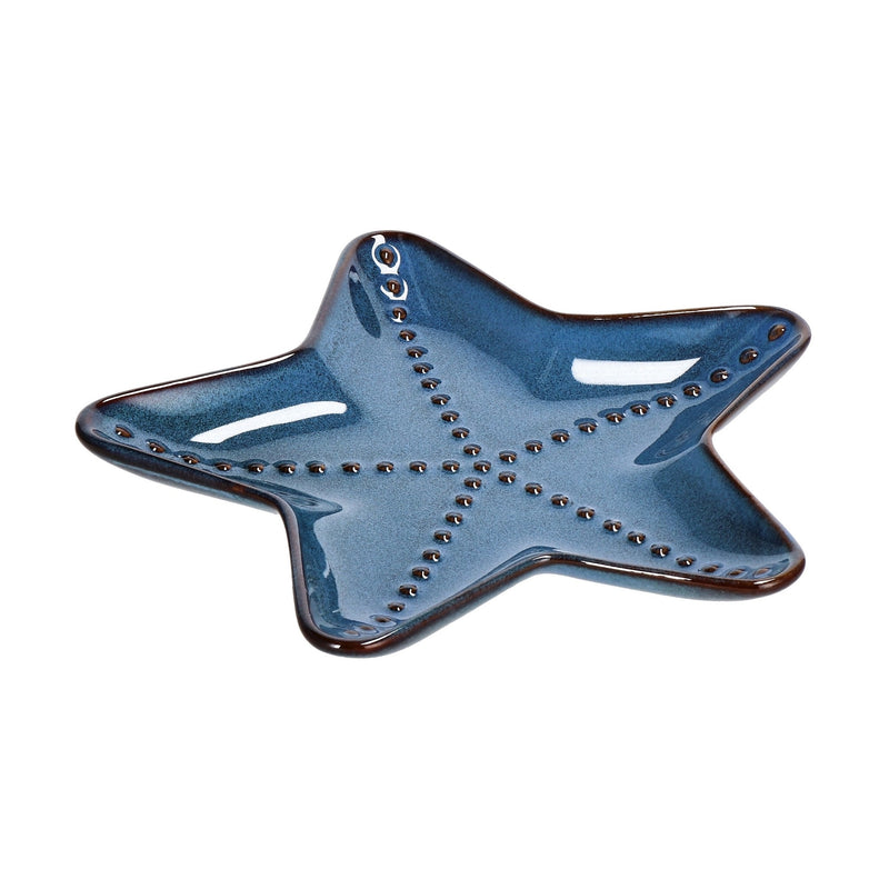 regalo italiano regalo italiano piattino in ceramica stella marina d 21 cm ass piatto decorativo mare 1 pz ean 8057586074736