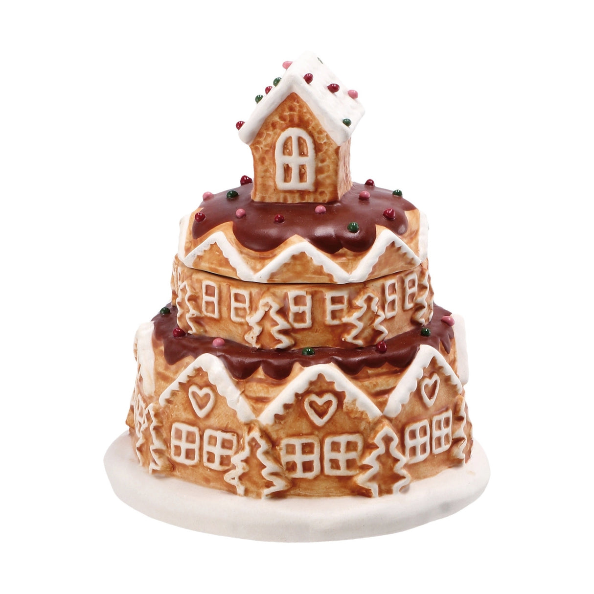 regalo italiano regalo italiano scatola natale d 11 cm h 13 cm ceramica ass rosa o nocciola 1 pz ean 8057586035478