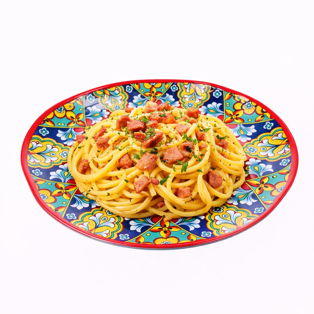 regalo italiano regalo italiano vassoio tondo rian in melamina d 40 cm h 2 cm rosso blu ean 8057586160620