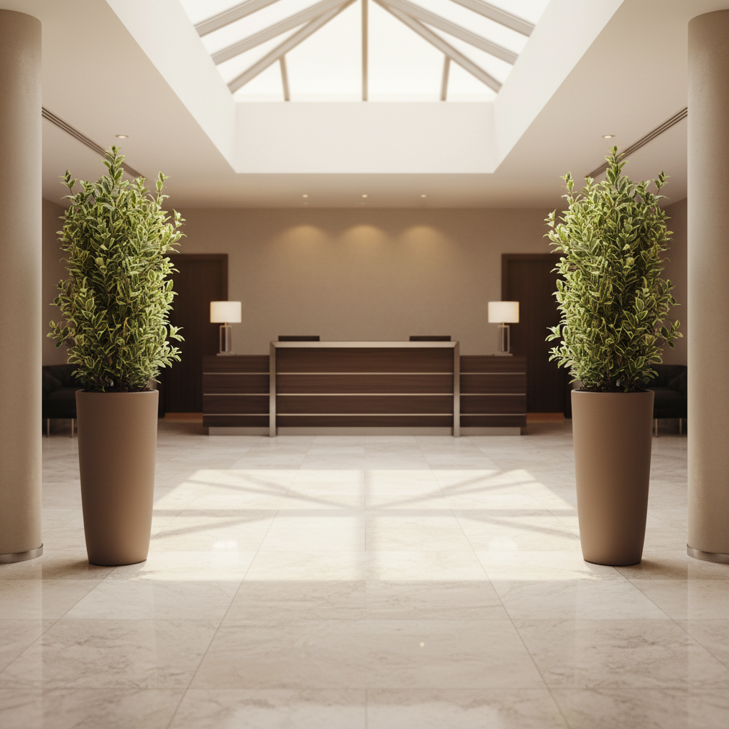 Hotel lobby simmetrico