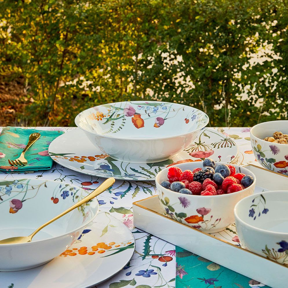 tognana tognana piatto atollo flora da portata piano rotondo d 31 cm porcellana multicolor ean 8056444403510