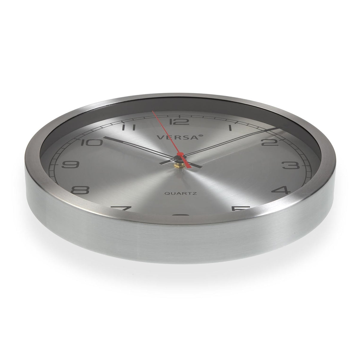 versa versa orologio da parete d 30 cm alluminio grigio ean 8420327494382