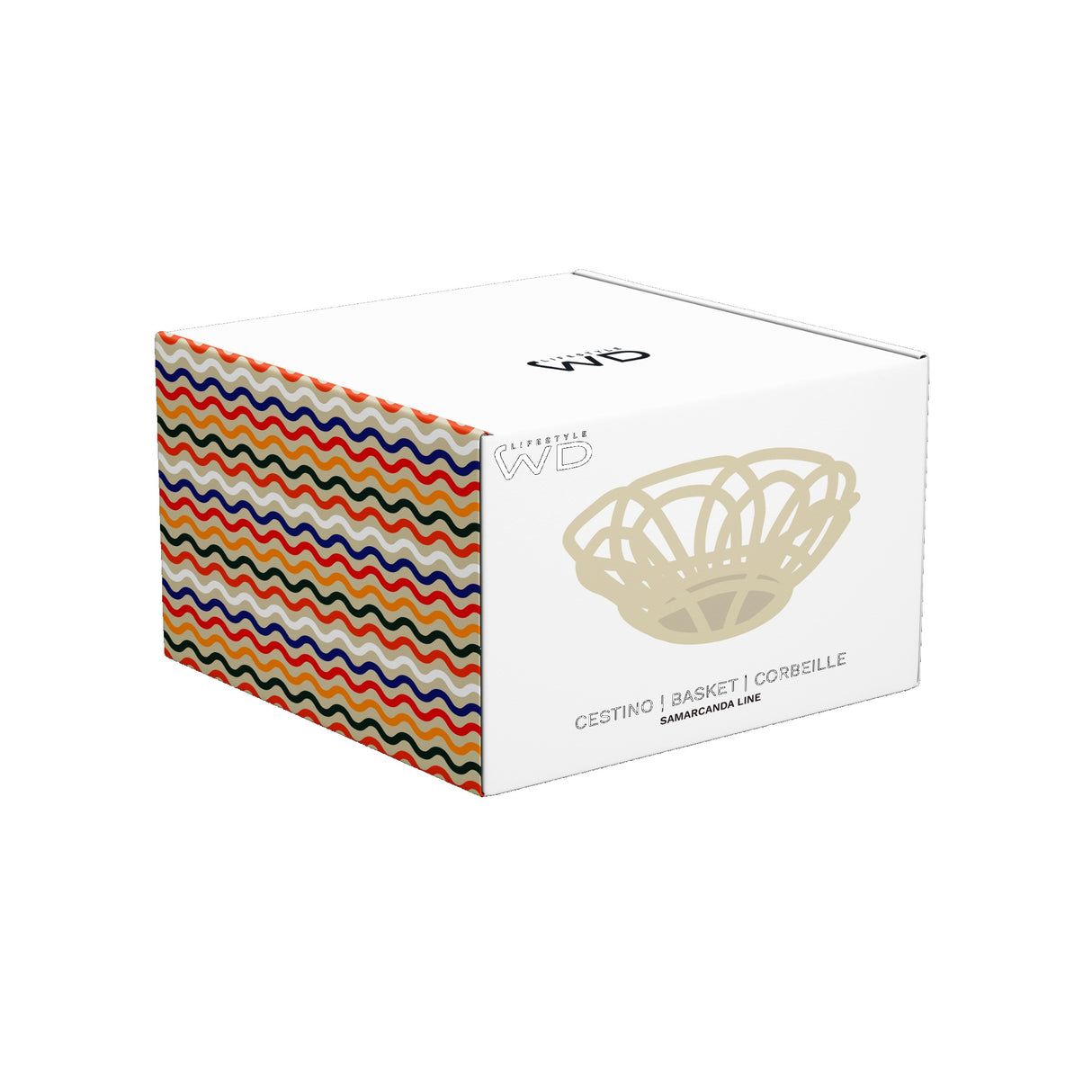 wd lifestyle wd lifestyle cestino centrotavola in stoneware bianco ean 8055035683768