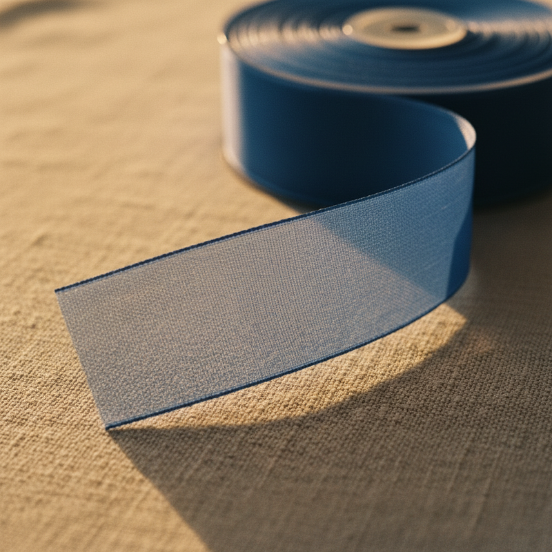 Lifestyle 2 – Dettaglio nastro glicine semitrasparente