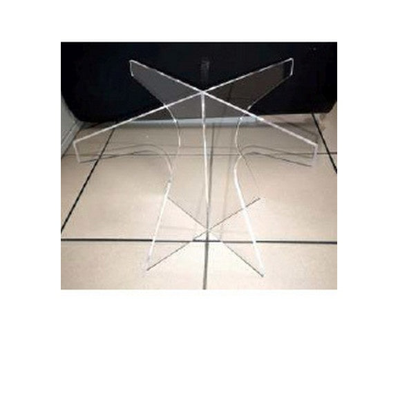 bigiemme bigiemme alzata trasparente in plexiglass per top led 39x39 cm h 20 cm