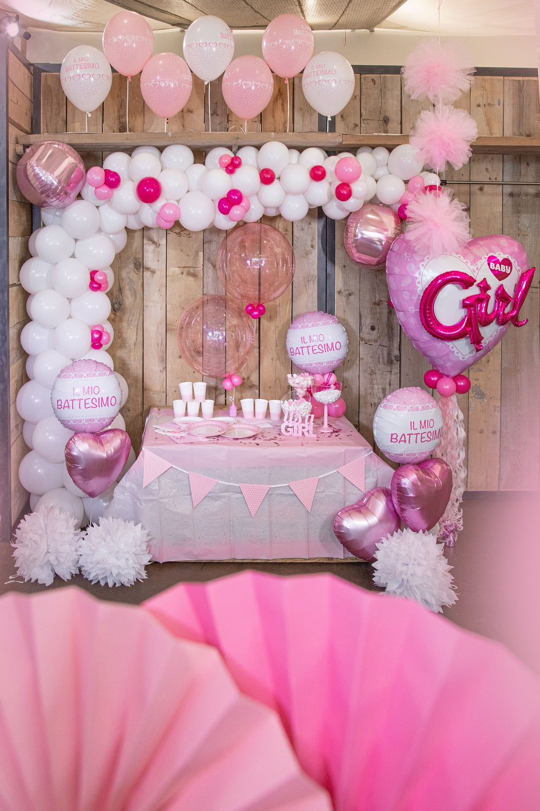 bigiemme bigiemme bicchiere carta 250 ml baby cuori rosa 8 pz ean 8054317181961