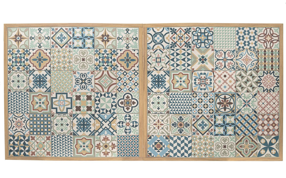 bizzotto bizzotto tavolo allungabile rettangolare kalimera 212 285 x 106 cm con mattonelle colore desert ean 8051836788886