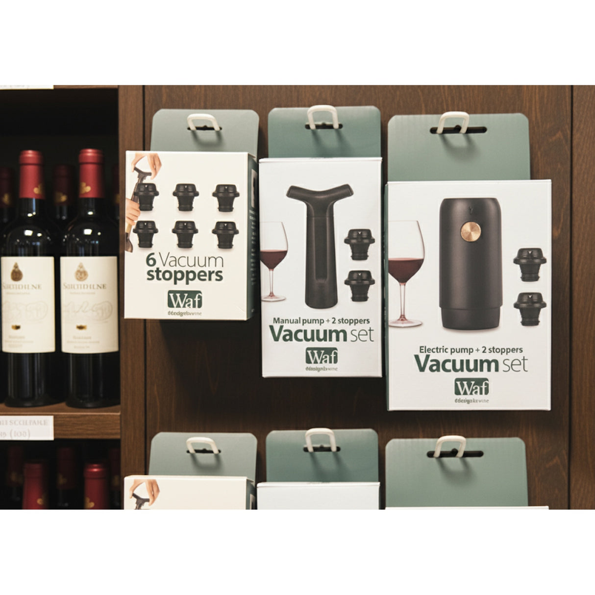 brevetti waf brevetti waf set elettrico levatappi vacuum pump 2 tappi ean 8005778056213