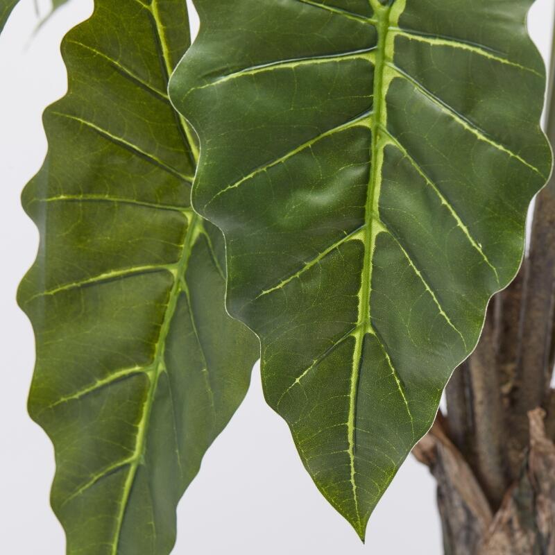 edg enzo de gasperi edg enzo de gasperi alocasia con vaso h 90 cm pianta artificiale verde ean 8059824489586