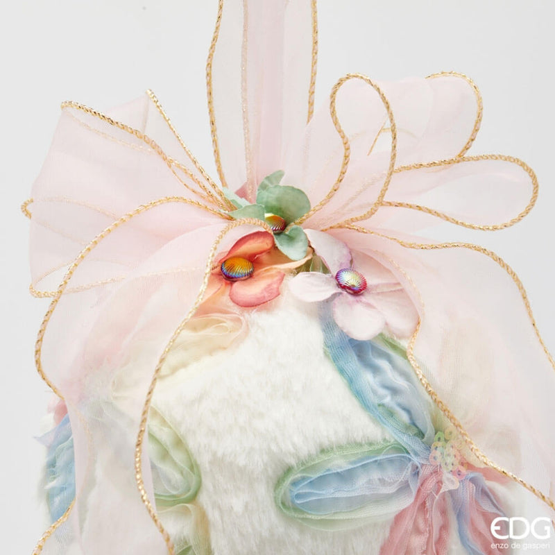 edg enzo de gasperi edg enzo de gasperi decoro uovo pasqua con fiocco da appendere ass h 20 cm d 15 cm multicolor 1 pz ean 8059824625762
