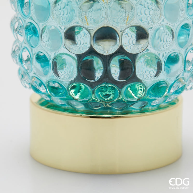 edg enzo de gasperi edg enzo de gasperi Tischleuchte „Bubbles“, rund, LED, H 11 cm, D 85 cm, IP20, blaue Geschenkbox, EAN 8059824611116